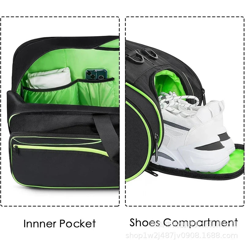 Duffel Bag Ventilated Shoe Compartment Water-Resistant Fabric