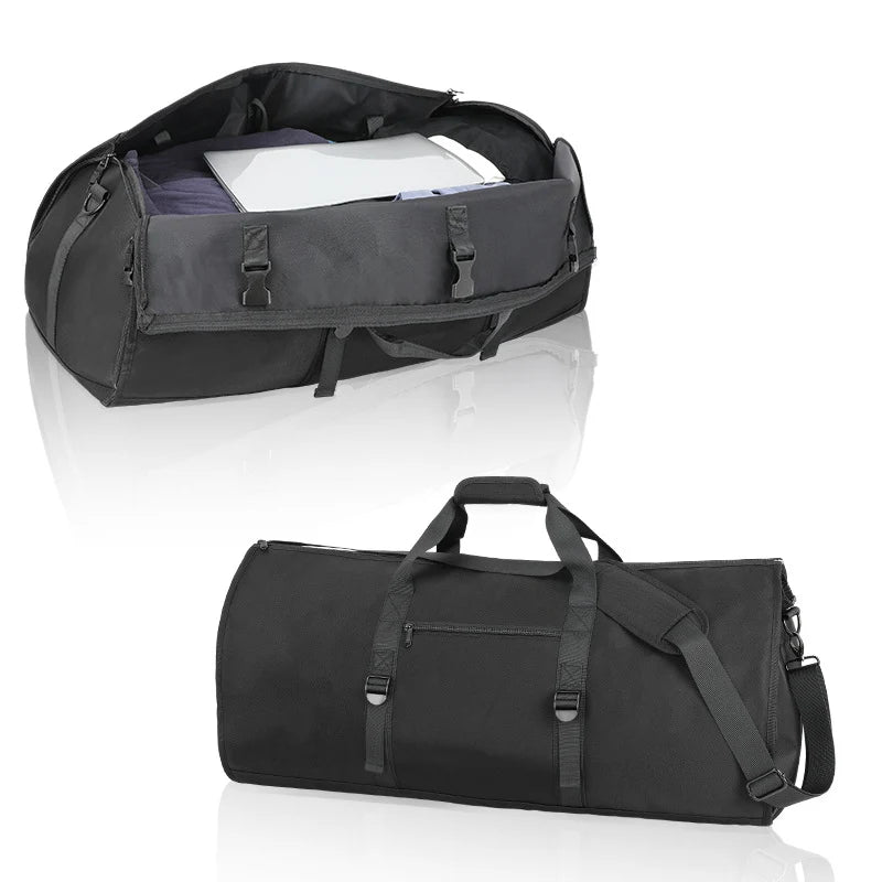 Duffel Bag Water-Resistant Detachable Strap & Multiple Pockets
