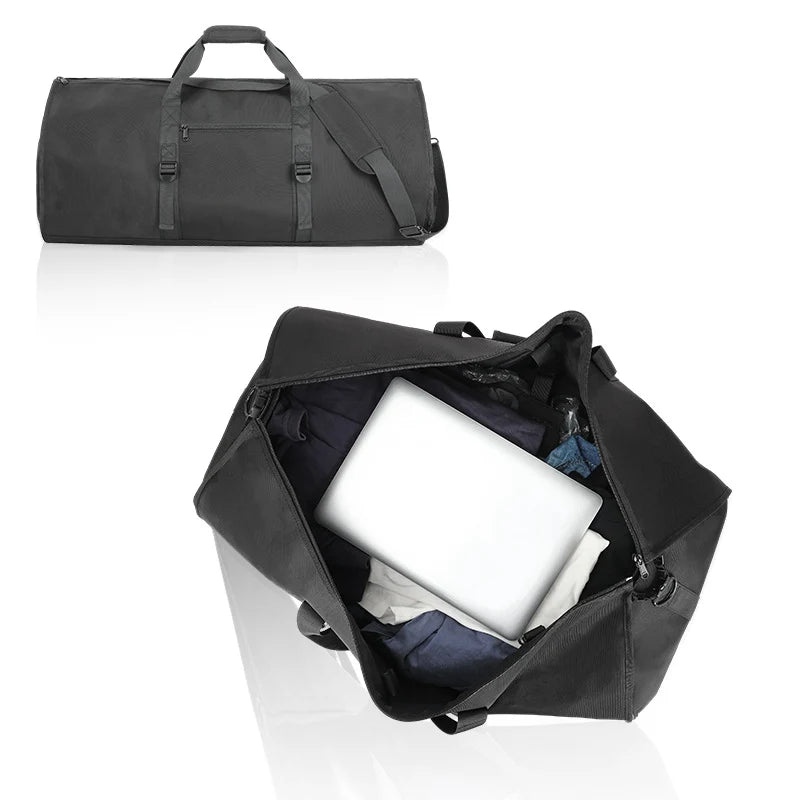Duffel Bag Water-Resistant Detachable Strap & Multiple Pockets