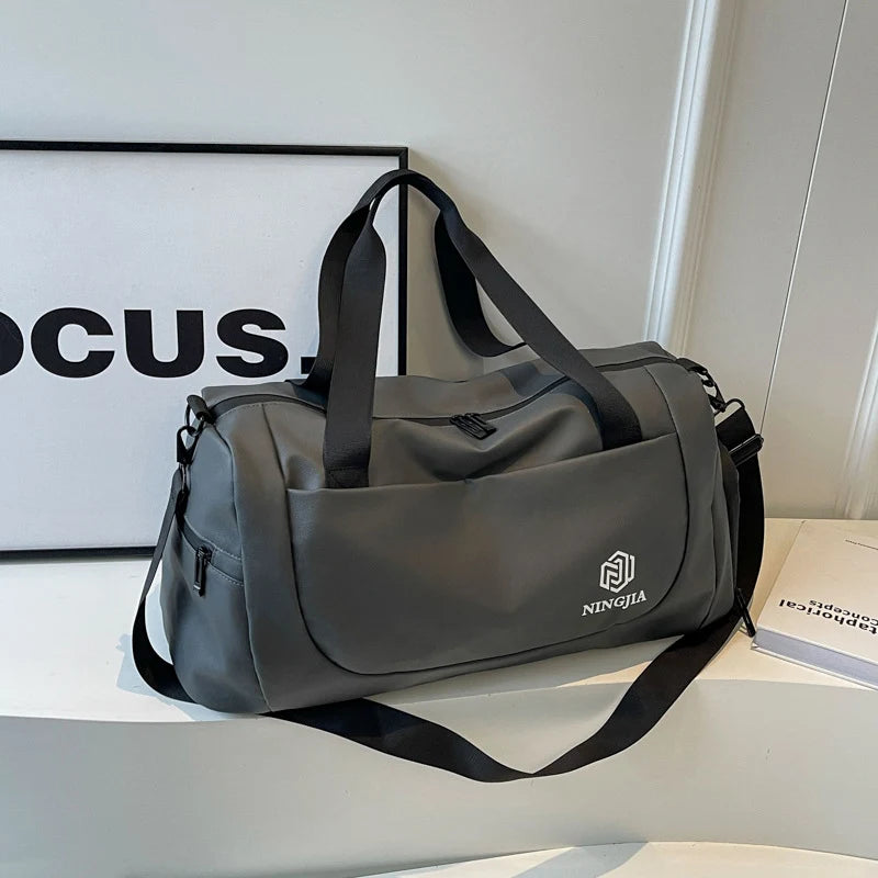 Duffel Bag Water-Resistant Durable Multiple Pockets & Padded Strap