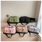 Duffel Bag Water-Resistant Exterior Pockets & Adjustable Padded Strap