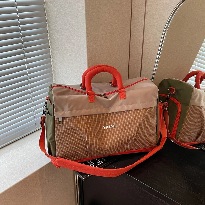 Duffel Bag Water-Resistant Large Capacity & Multiple Pockets