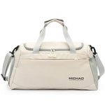 Duffel Bag Water-Resistant Multi-Compartment Adjustable Strap & Padded Handles