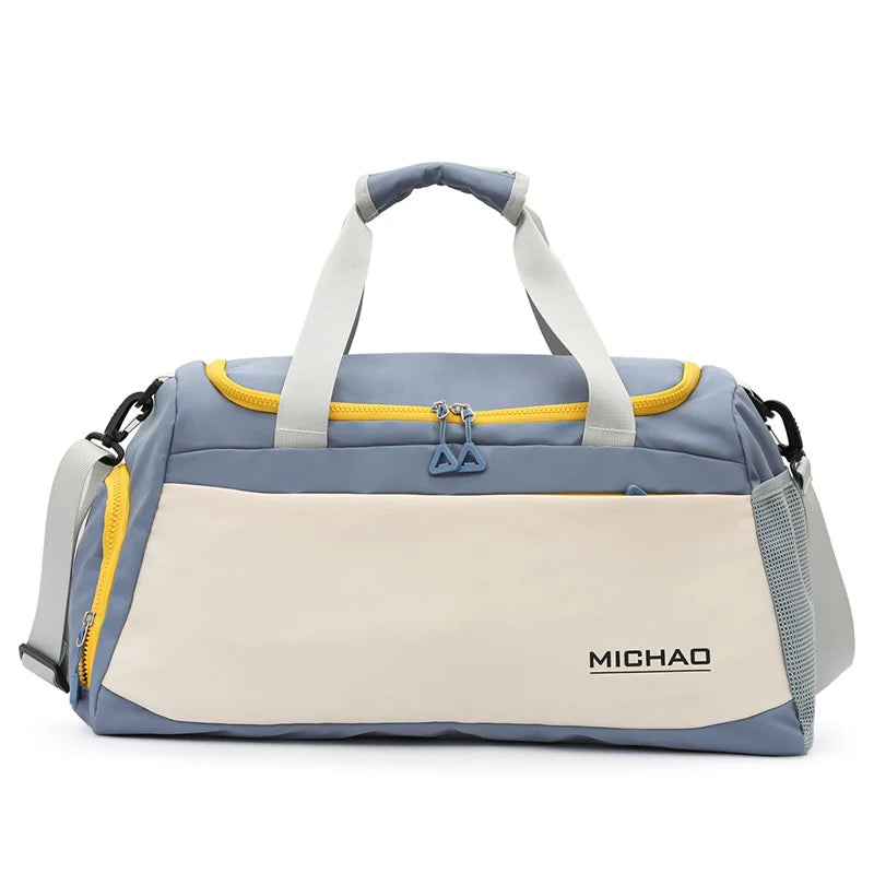 Duffel Bag Water-Resistant Multi-Compartment Adjustable Strap & Padded Handles