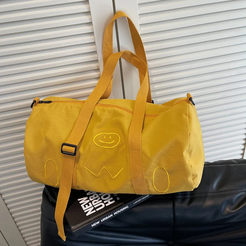 Duffel Bag Water-Resistant & Multi-Compartment Detachable Strap