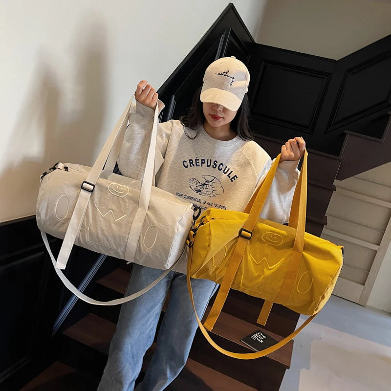 Duffel Bag Water-Resistant & Multi-Compartment Detachable Strap