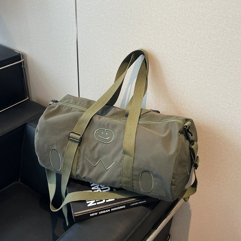 Duffel Bag Water-Resistant & Multi-Compartment Detachable Strap