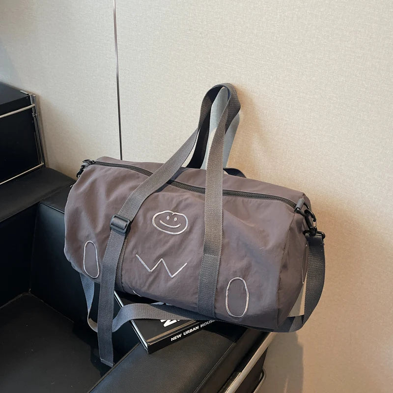 Duffel Bag Water-Resistant & Multi-Compartment Detachable Strap