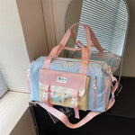 Duffel Bag Water-Resistant Multi-Compartment Padded Handles & Adjustable Strap