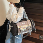 Duffel Bag Water-Resistant Multi-Compartment Padded Handles & Adjustable Strap