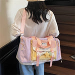 Duffel Bag Water-Resistant Multi-Compartment Padded Handles & Adjustable Strap