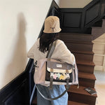 Duffel Bag Water-Resistant Multi-Compartment Padded Handles & Adjustable Strap