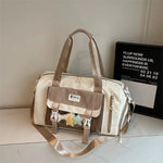 Duffel Bag Water-Resistant Multi-Compartment Padded Handles & Adjustable Strap