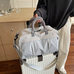 Duffel Bag Water-Resistant Multi-Compartment Padded Handles & Detachable Strap