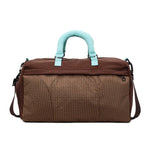 Duffel Bag Water-Resistant Multi-Compartment Padded Handles & Detachable Strap