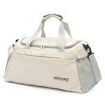 Duffel Bag Water-Resistant Multi-Pocket Padded Handles & Adjustable Strap