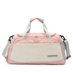 Duffel Bag Water-Resistant Multi-Pocket Padded Handles & Adjustable Strap