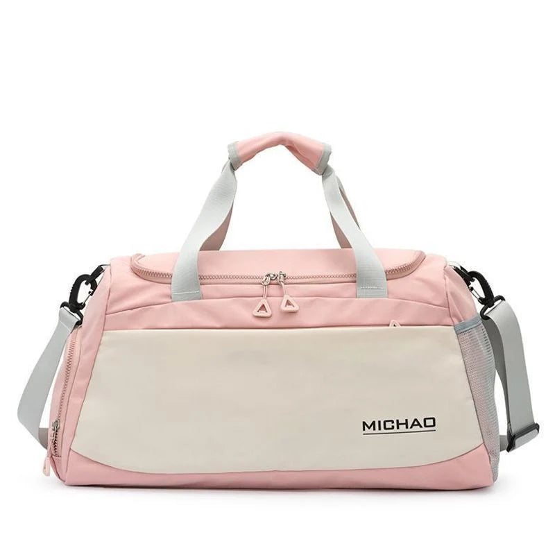 Duffel Bag Water-Resistant Multi-Pocket Padded Handles & Adjustable Strap