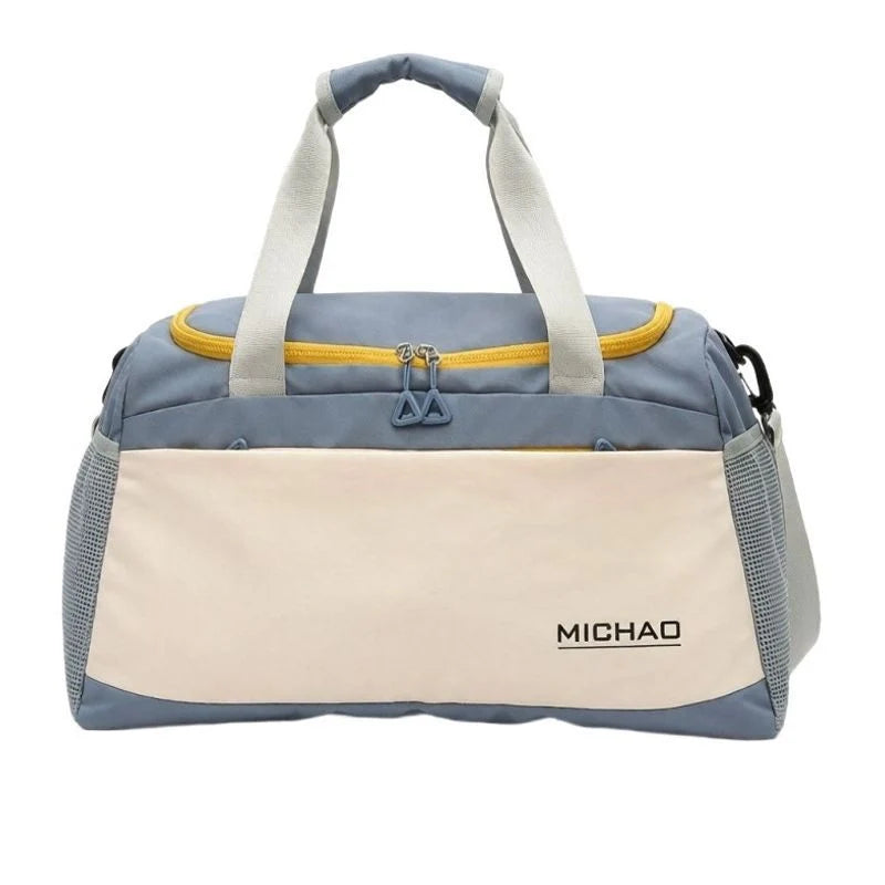 Duffel Bag Water-Resistant Multi-Pocket Padded Handles & Adjustable Strap