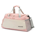 Duffel Bag Water-Resistant Multi-Pocket Padded Handles & Adjustable Strap