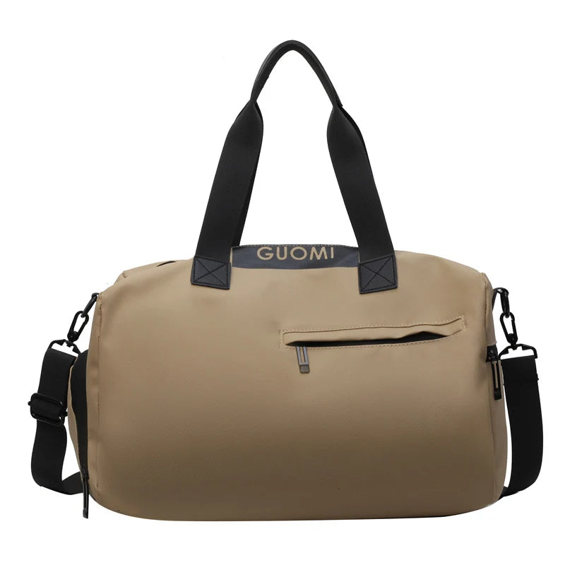 Duffel Bag Water-Resistant Multiple Compartments & Adjustable Shoulder Strap