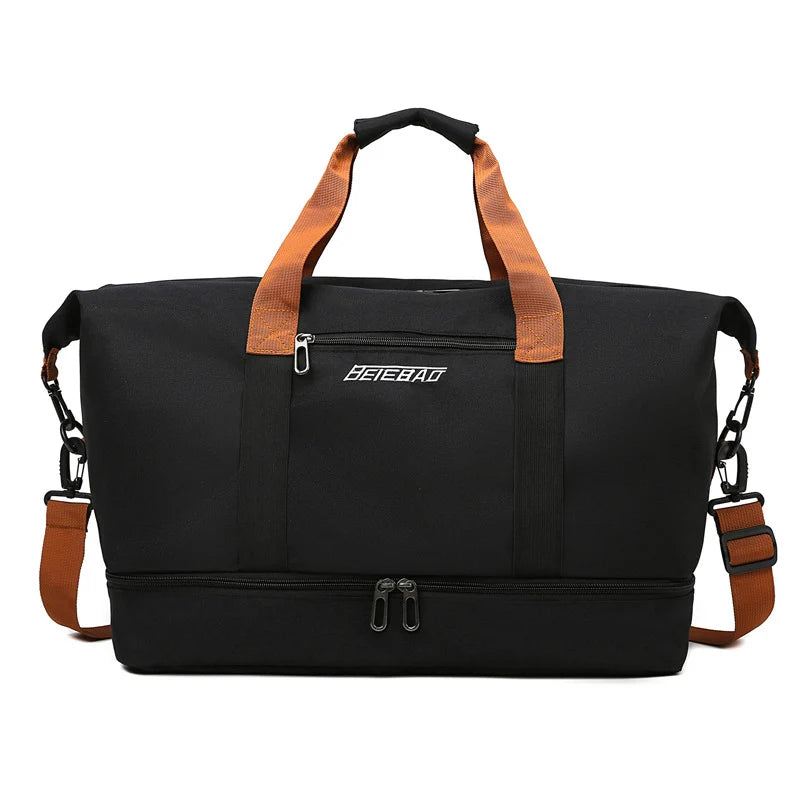 Duffel Bag Water-Resistant Multiple Compartments & Adjustable Strap