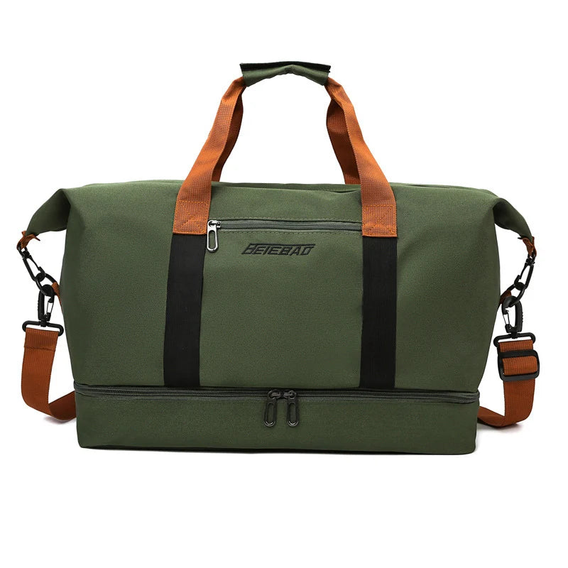 Duffel Bag Water-Resistant Multiple Compartments & Adjustable Strap