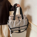 Duffel Bag Water-Resistant Multiple Compartments & Detachable Shoulder Strap