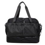 Duffel Bag Water-Resistant Multiple Compartments & Detachable Shoulder Strap