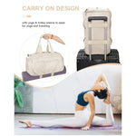 Duffel Bag Water-Resistant Multiple Compartments & Removable Strap