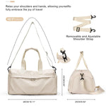 Duffel Bag Water-Resistant Multiple Compartments & Removable Strap