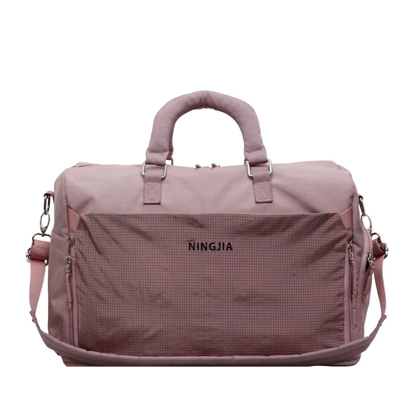 Duffel Bag Water-Resistant Multiple Compartments & Shoe Pocket