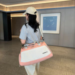 Duffel Bag Water-Resistant Multiple Pockets & Detachable Shoulder Strap