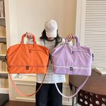 Duffel Bag Water-Resistant Multiple Pockets & Detachable Strap