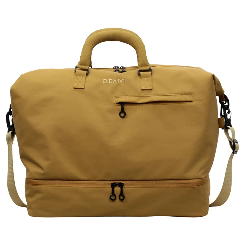 Duffel Bag Water-Resistant Multiple Pockets & Detachable Strap