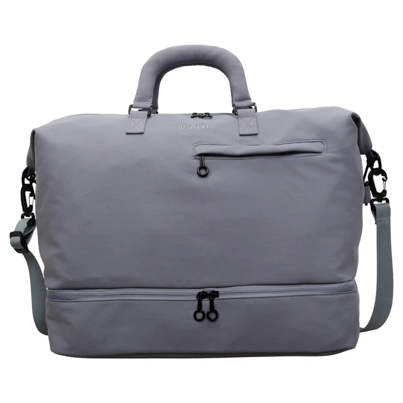Duffel Bag Water-Resistant Multiple Pockets & Detachable Strap