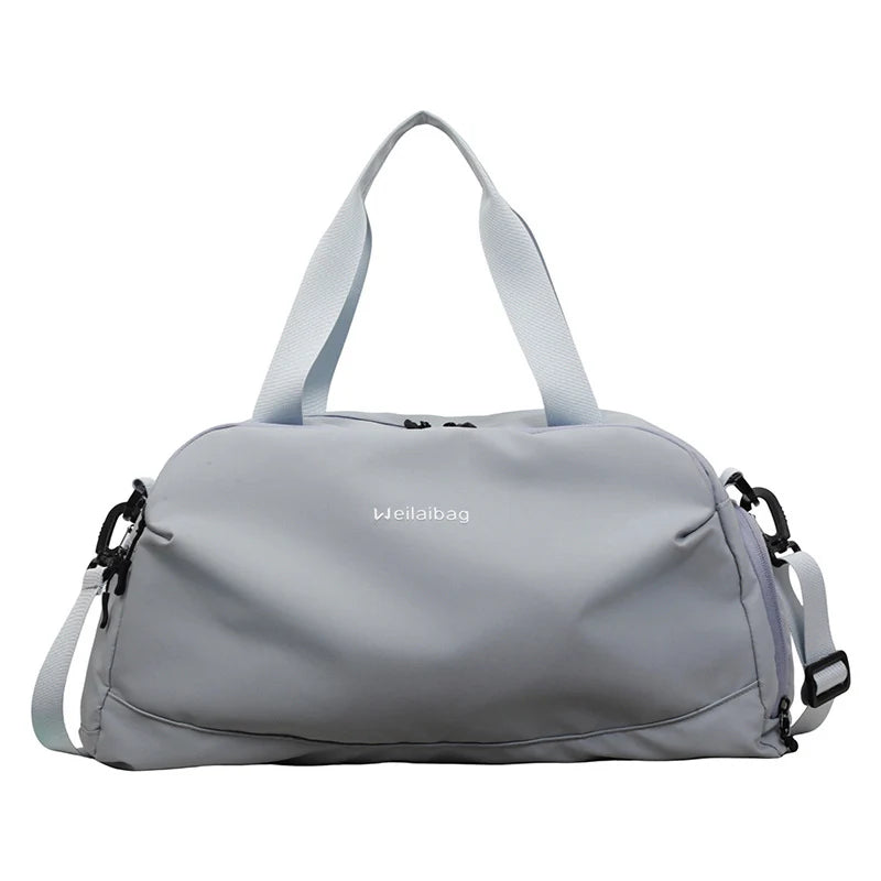 Duffel Bag Water-Resistant Multiple Pockets & Detachable Strap