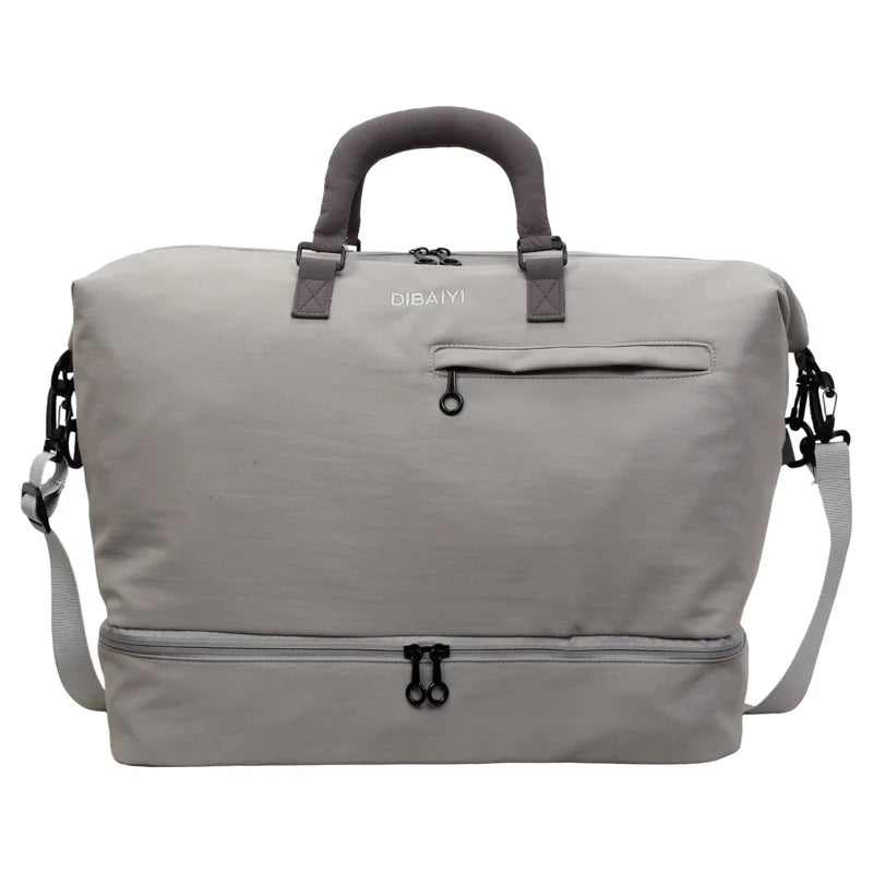 Duffel Bag Water-Resistant Multiple Pockets & Detachable Strap