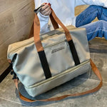 Duffel Bag Water-Resistant Multiple Pockets Padded Handles