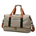 Duffel Bag Water-Resistant Multiple Pockets Padded Handles