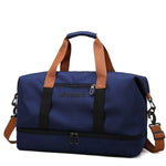 Duffel Bag Water-Resistant Multiple Pockets Padded Handles