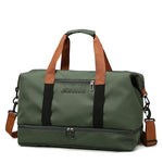Duffel Bag Water-Resistant Multiple Pockets Padded Handles