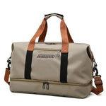 Duffel Bag Water-Resistant Multiple Pockets Padded Handles