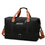 Duffel Bag Water-Resistant Multiple Pockets Padded Handles