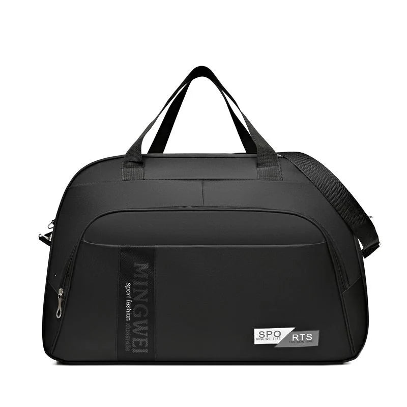 Duffel Bag Water-Resistant Multiple Pockets & Removable Strap