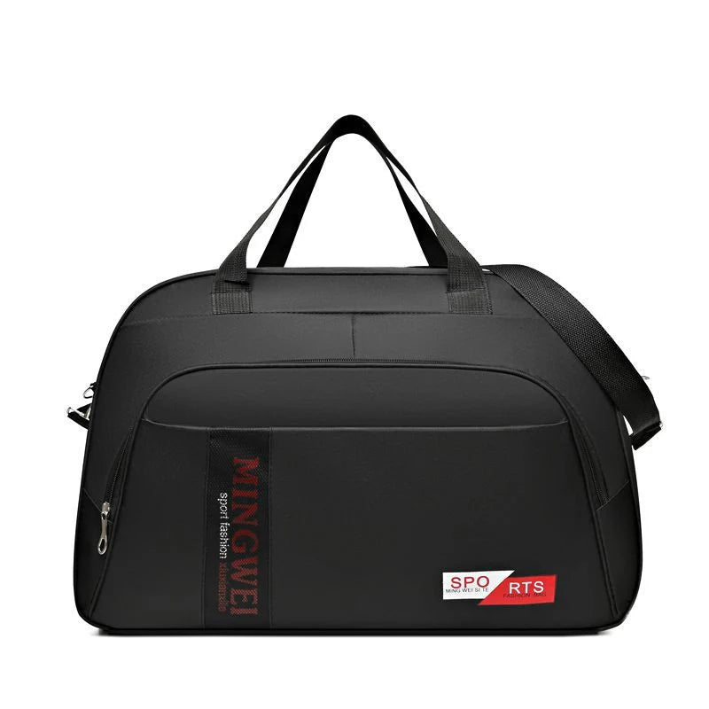Duffel Bag Water-Resistant Multiple Pockets & Removable Strap