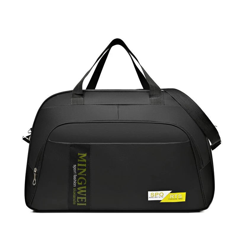 Duffel Bag Water-Resistant Multiple Pockets & Removable Strap