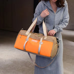 Duffel Bag Water-Resistant Nylon Padded Straps & Dual Handles