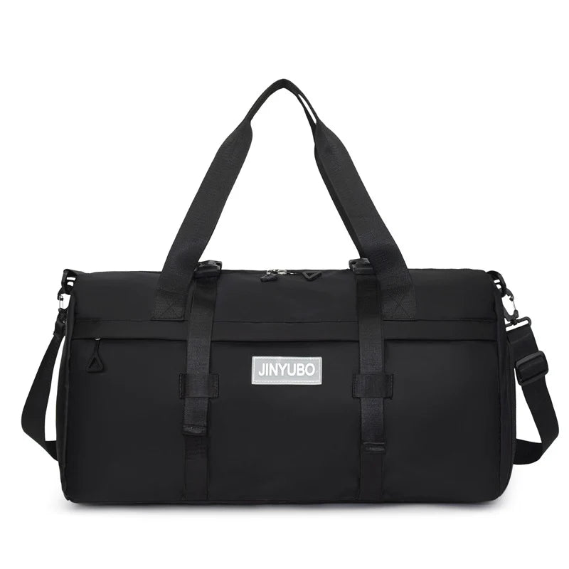 Duffel Bag Water-Resistant Nylon Padded Straps & Dual Handles