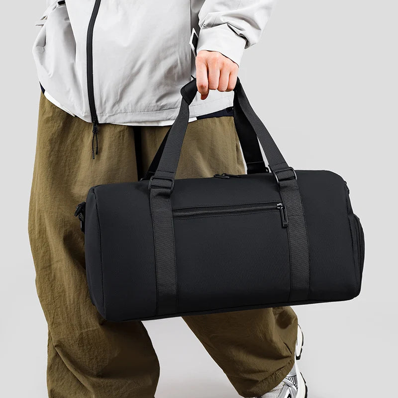 Duffel Bag Water-Resistant Padded Handles & Detachable Shoulder Strap